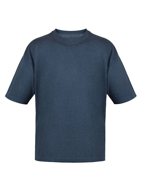istock Blue T-shirt isolated on white background 518040025