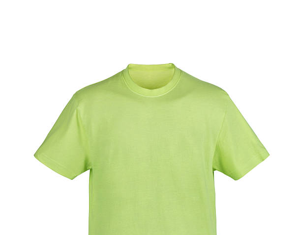 istock Green T-shirt isolated on white background 518041337