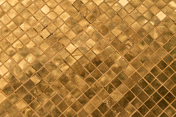 istock Golden tiles 518042975