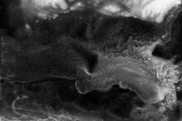 Abstract black backgroud. Dark grunge texture background.