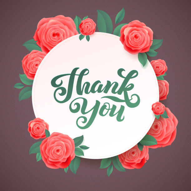 istock Thank You Card Calligraphic Inscription Hand Lettering 518057146
