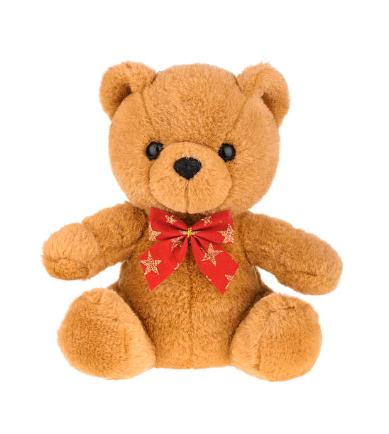 istock Toy teddy bear isolated on white 518058046