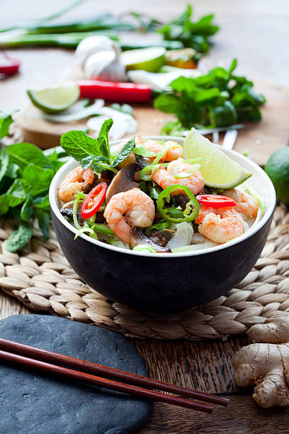 istock Prawn rice noodles asian food 518066984