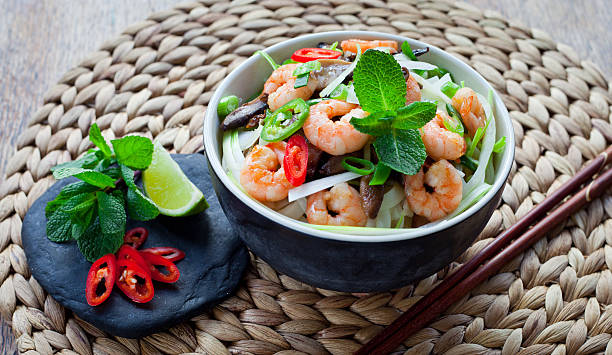 istock Prawn rice noodles asian food 518067012