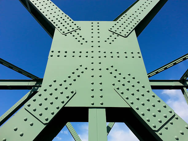 istock Metal structure of bridge. 518067266