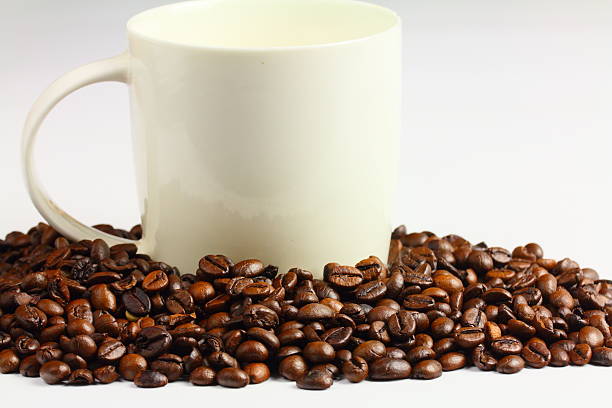 istock coffee beans with a mug 518067750