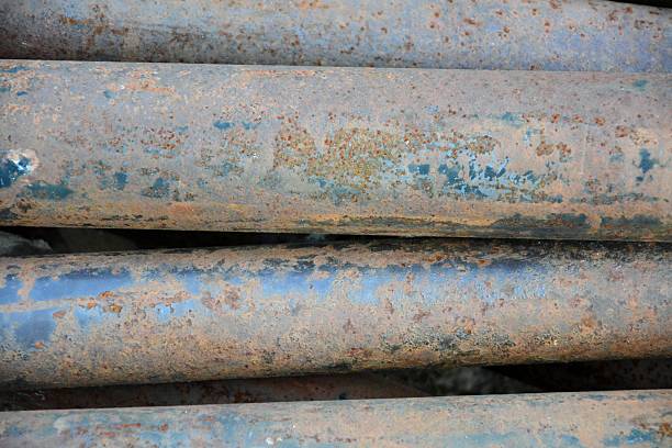 istock Grunge metal tubes 518088190