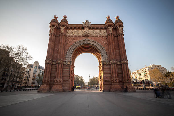 istock arc de triomf building barcelona spain 518090028