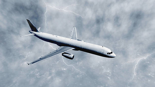 istock Airliner flies through stormy clouds 518091242