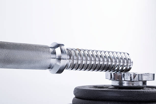 istock dumbell isolated on the white 518092068