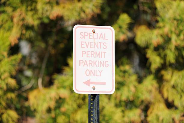 istock Special events parking only sign 518092908