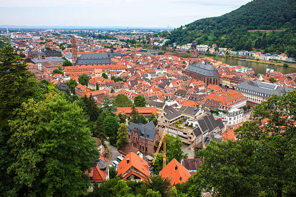 istock Aerial view of Heidelberg 518093371