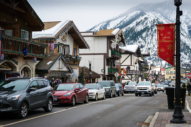 leavenworth, wa - leavenworth foto e immagini stock