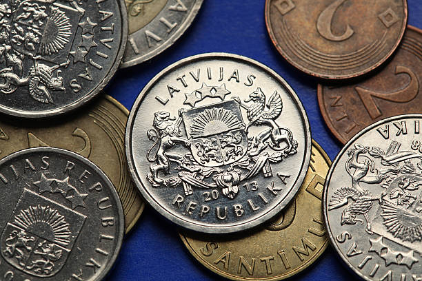 istock Coins of Latvia 518093869
