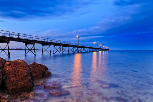 SA Ceduna Jetty blue rise