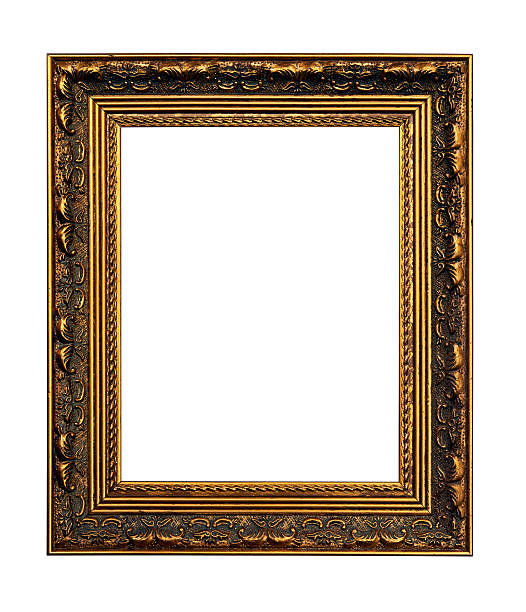 istock Vintage gold picture frame 518095007