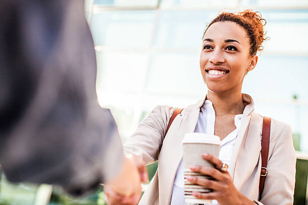 istock Business handshake in office 518096288