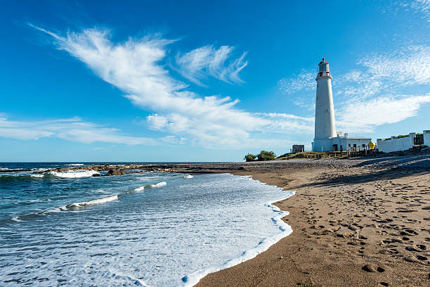 La Paloma lighthouse, Uruguay La Paloma lighthouse Uruguay, 1874. Active. The area was declared a national monument in 1976 uruguay photos stock pictures, royalty-free photos & images