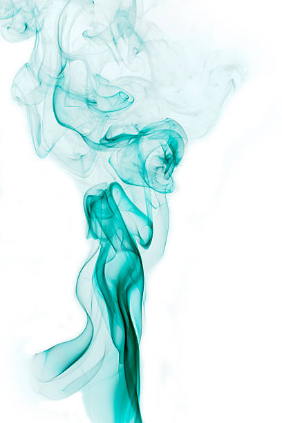 istock colorful smoke of Joss stick 518097688