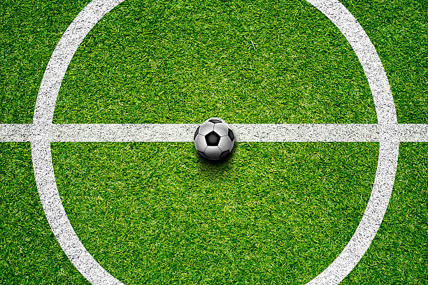 istock Soccer Ball on Field 518098039