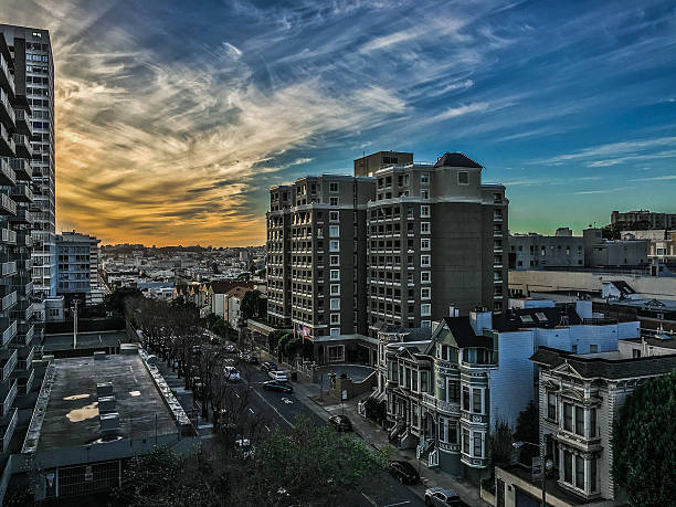 istock Colorful sunset in San Francisco 518098714