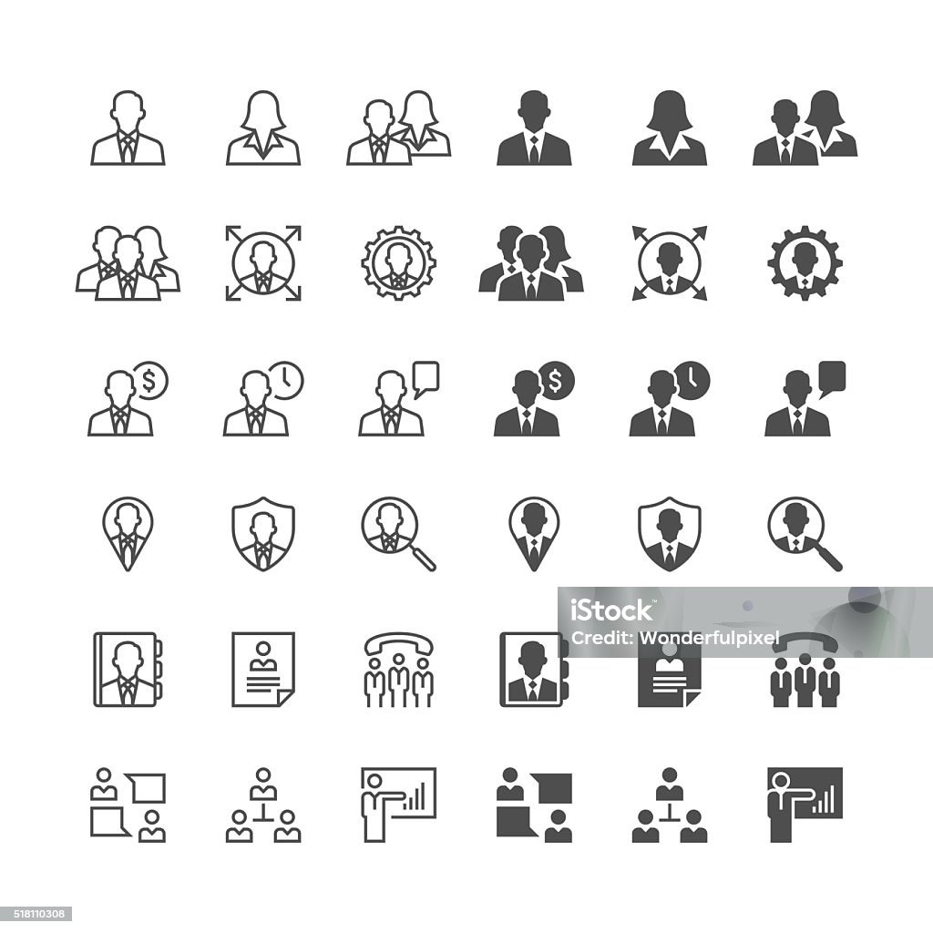 Business icons Simple vector icons. Clear and sharp. Easy to resize. No transparency effect. EPS10 file. Included normal and enable state. Icon Symbol stock vector