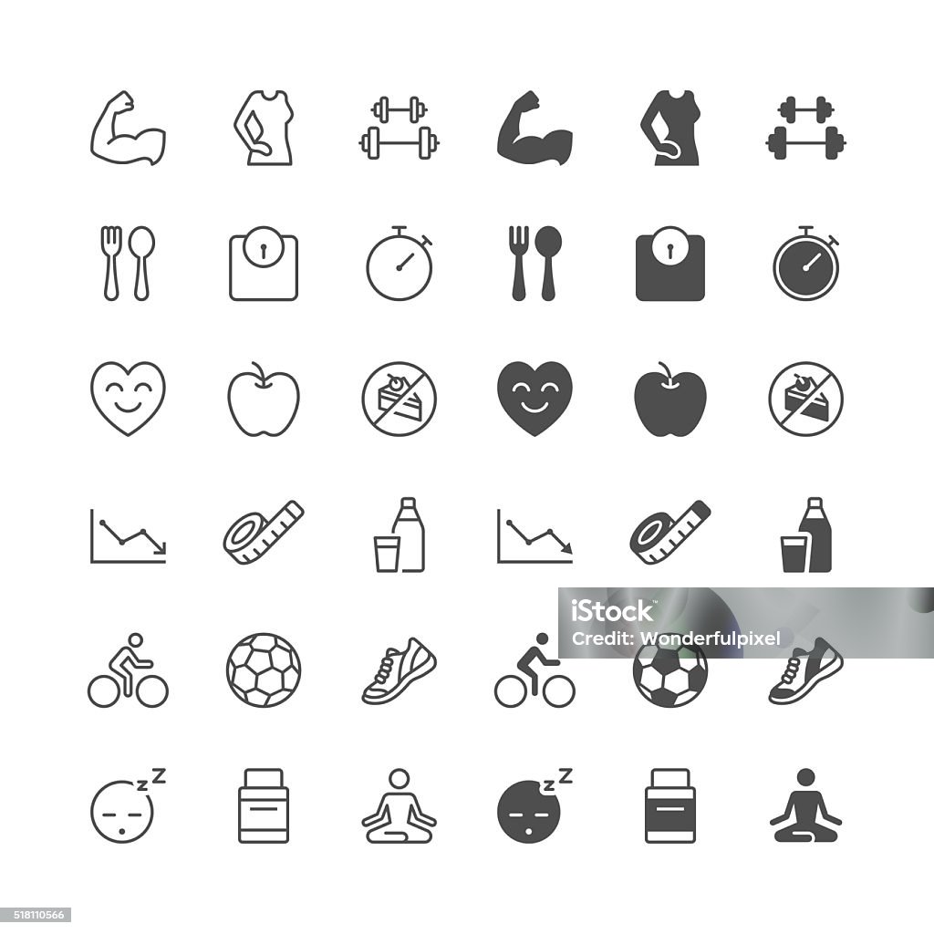 Health care icons Simple vector icons. Clear and sharp. Easy to resize. No transparency effect. EPS10 file. Included normal and enable state. Icon Symbol stock vector