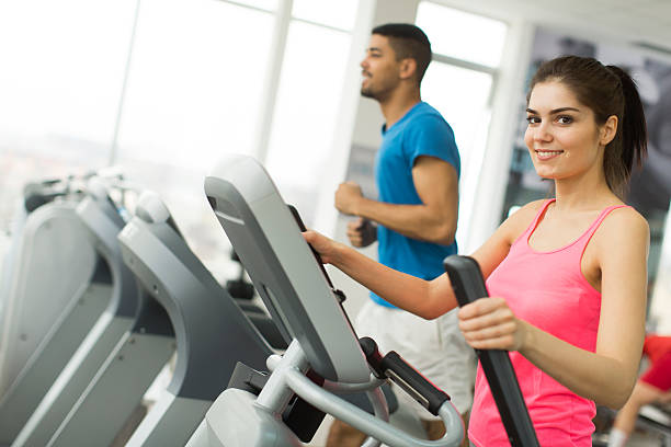 istock Young multiracial people training in the gym 518113052