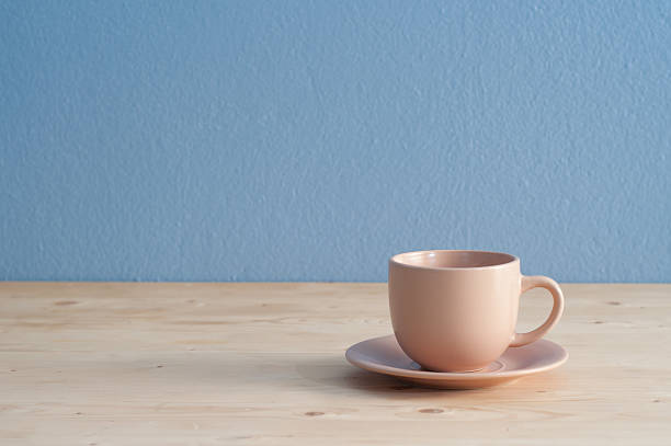 istock Office desk coffee cup on wooden floor. 518113694