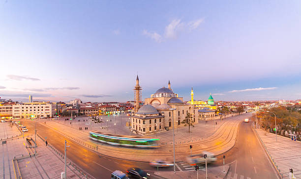 Images from the Mevlana Museum in Konya stock photo