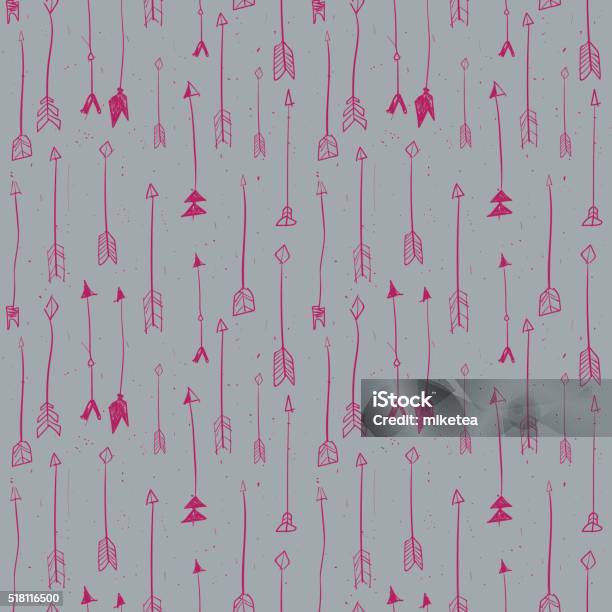 Absrtact Arrow Pattern Seamless Arrow Pattern Stock Illustration - Download Image Now ...