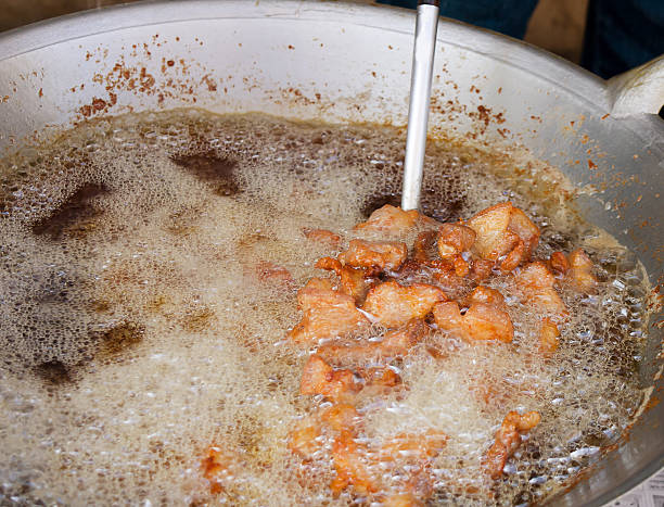 istock Pork fried in a pan in Thai;land 518117364
