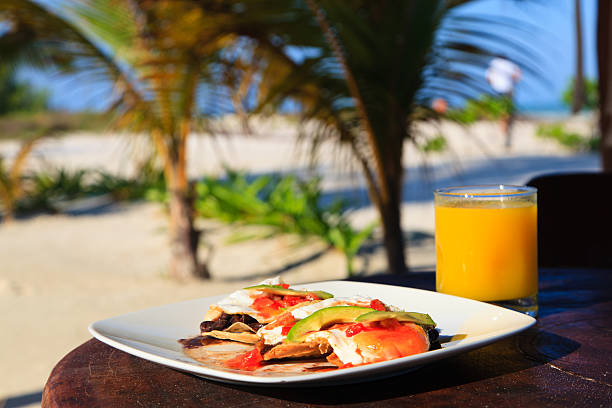 istock Traditional mexican tortilla chips on the beach 518117788