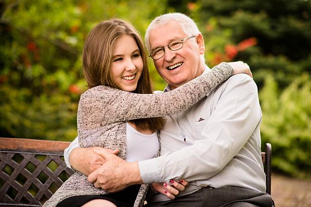 istock Grandfather and grandchild hug 518119728