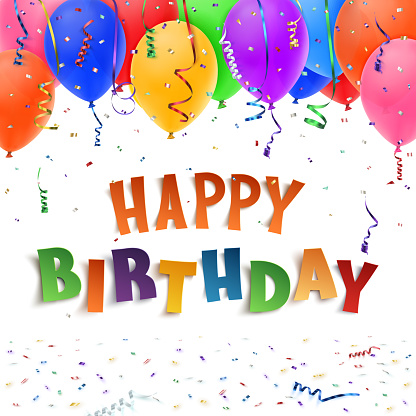 Happy Birthday Background Stock Illustration - Download Image Now ...