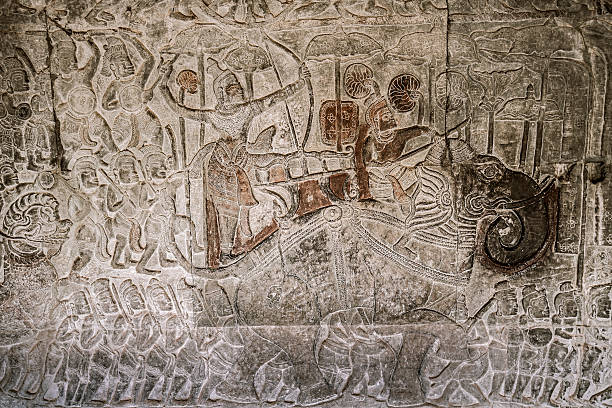istock Angkor Wat bas relief Cambodia 518122518