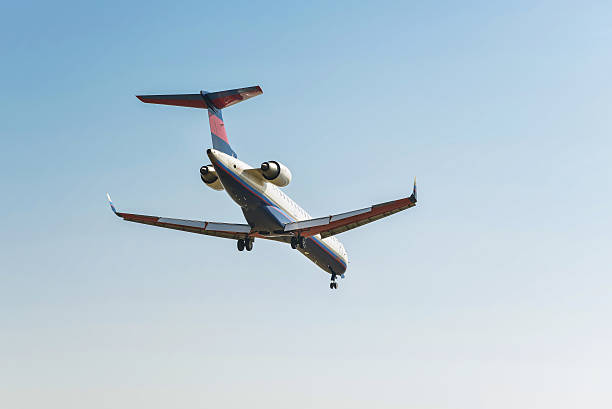 istock The aircraft which takes off and lands 518124652