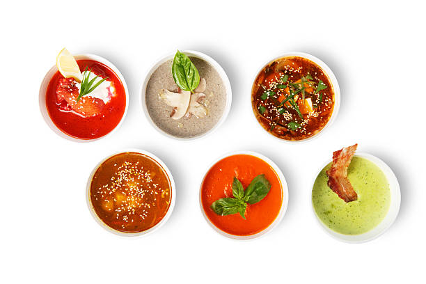 istock Variety of soups from different cuisines 518136578