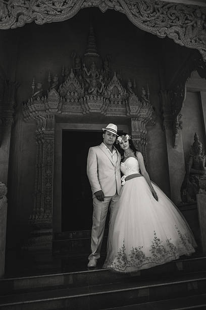 istock Wedding couple in Thai style 518136920