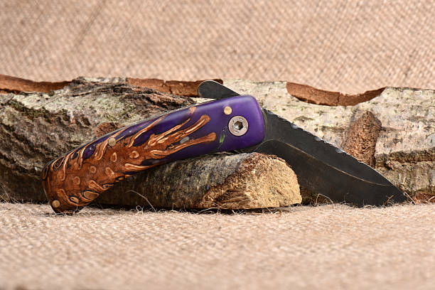 istock Wooden Handled Pocketknife 518140232