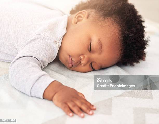Sleeping Like A Baby Stock Photo - Download Image Now - Baby - Human Age, Sleeping, African-American Ethnicity