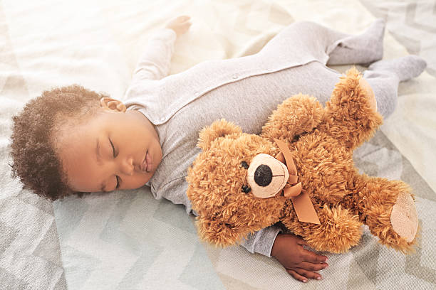 istock It’s bedtime for baby and bear 518141640