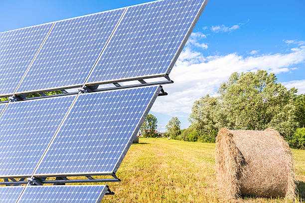 istock Solar panels to produce green energy. 518142474