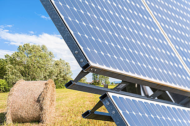 istock Solar panels to produce green energy. 518143100