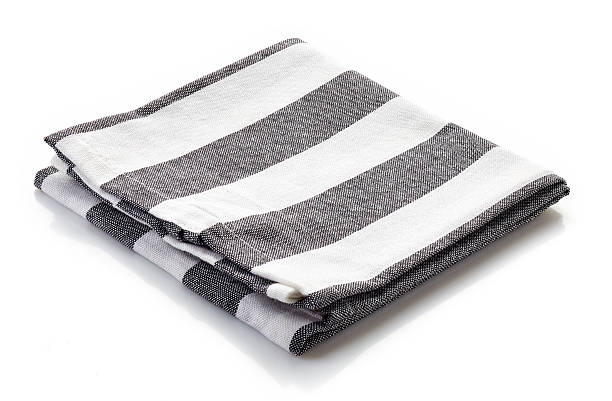 istock Cotton napkin isolated on white 518145754