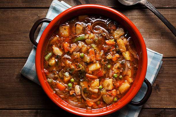 istock minestrone soup on the pot 518148118