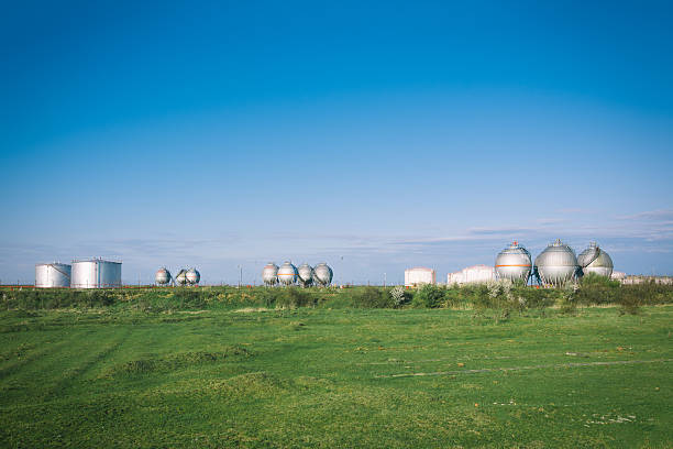 istock Petrochemical Plant storage tanks 518149330