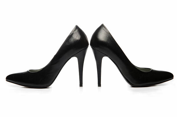istock Black stiletto High Heels Shoe 518149359
