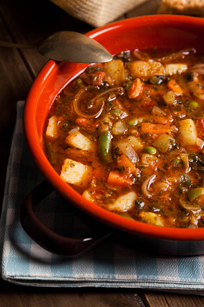 istock minestrone soup on the pot 518149508