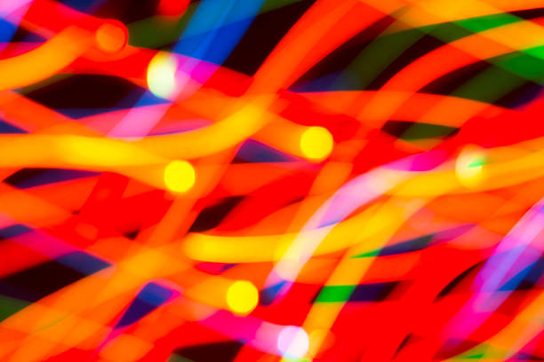 istock Bright background of lights 518150102